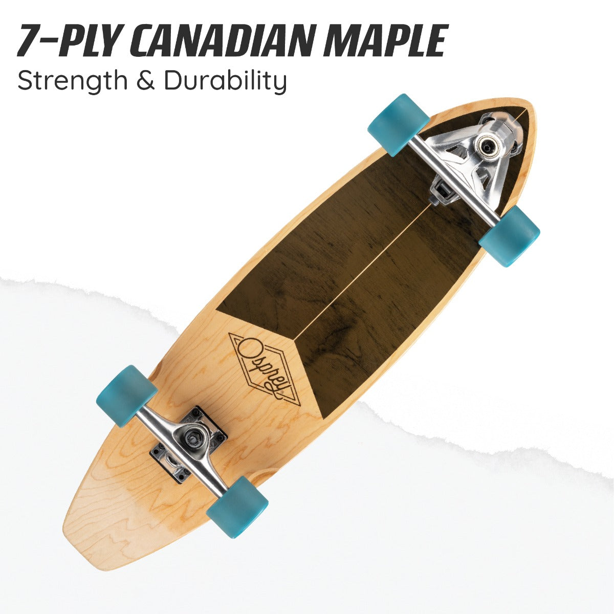 29" Cruiser Skateboard - Segment Carve Bard