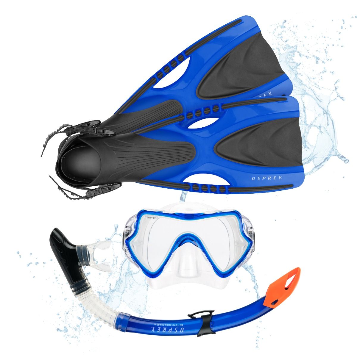 snorkel and mask set