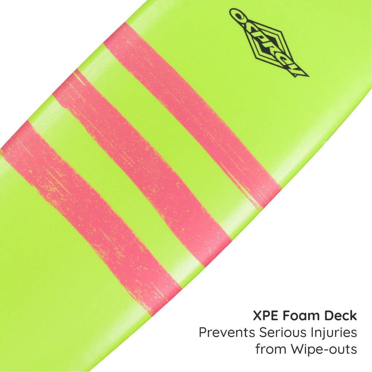 7ft 2in Foam Surfboard - Triband