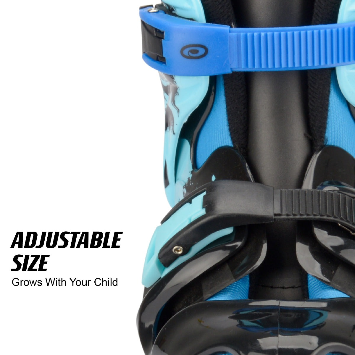 Kids Adjustable Quad Roller Skates - Blue