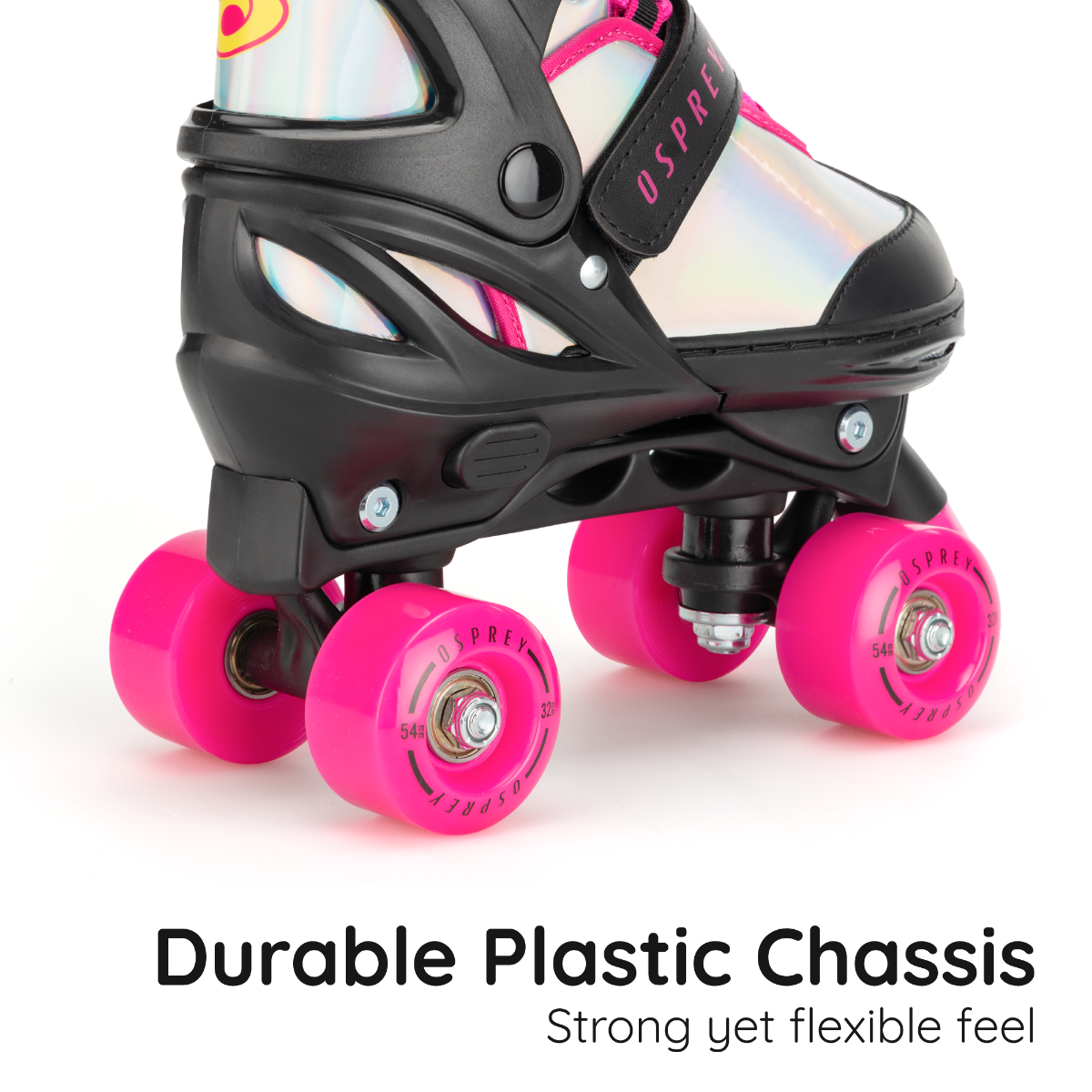 Kids Surge Semi-Soft Quad Skates - Pink