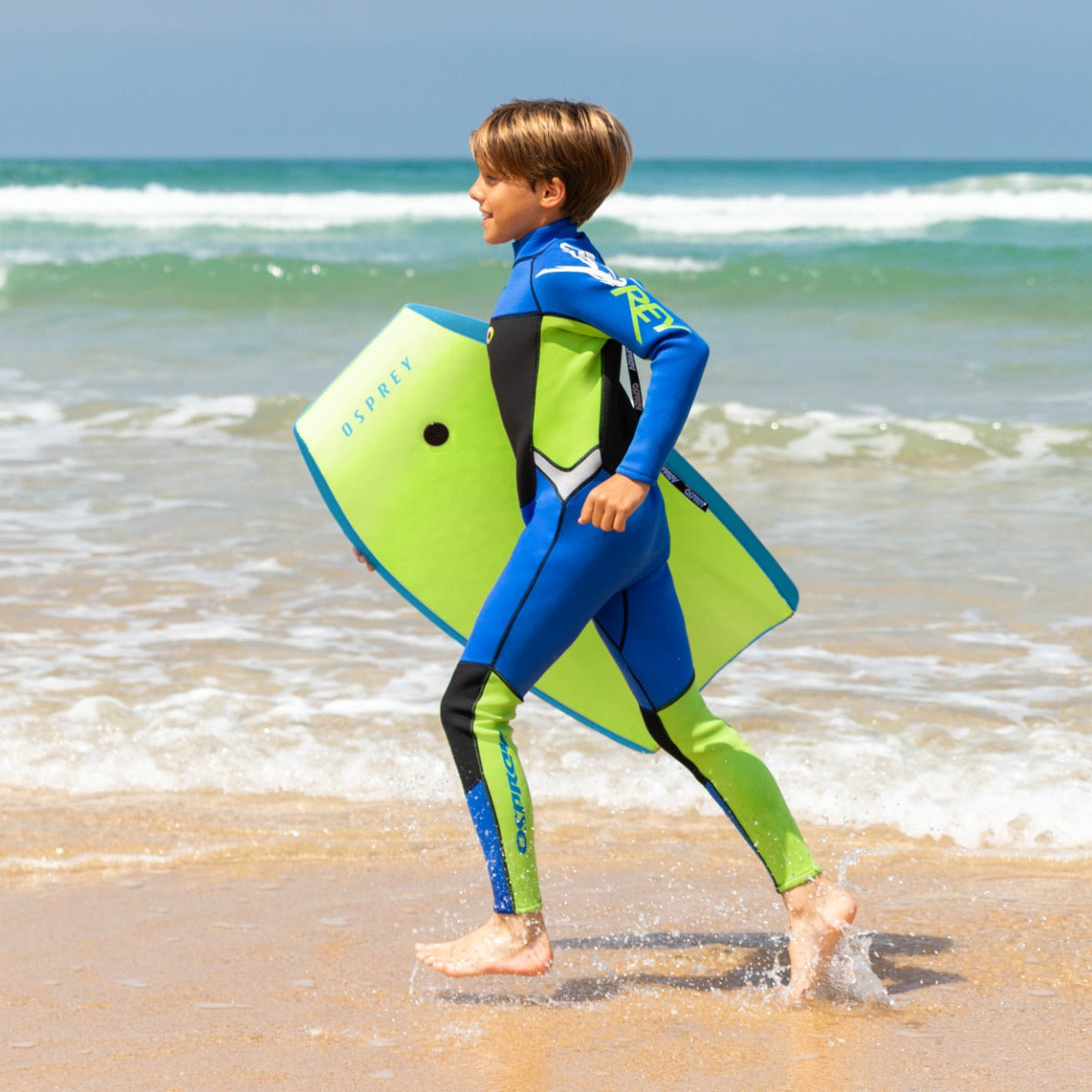 kids boogie boarding