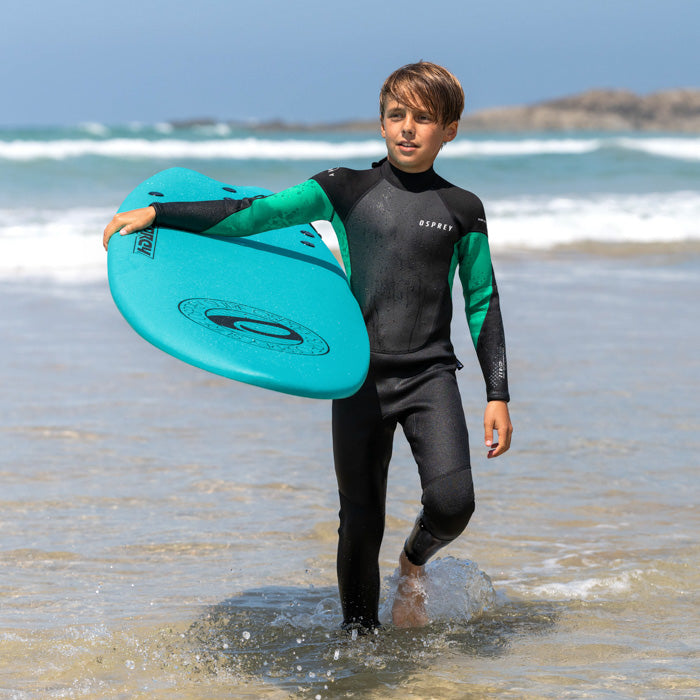 Kids 3mm Zero Full Length Summer Wetsuit - Green