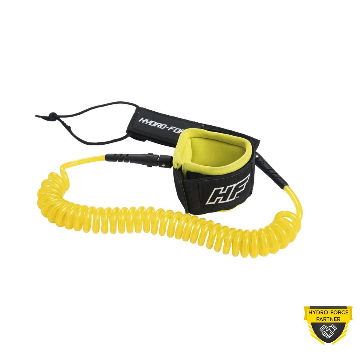 Hydro-Force Safety Leash for Paddle Boards - Yellow