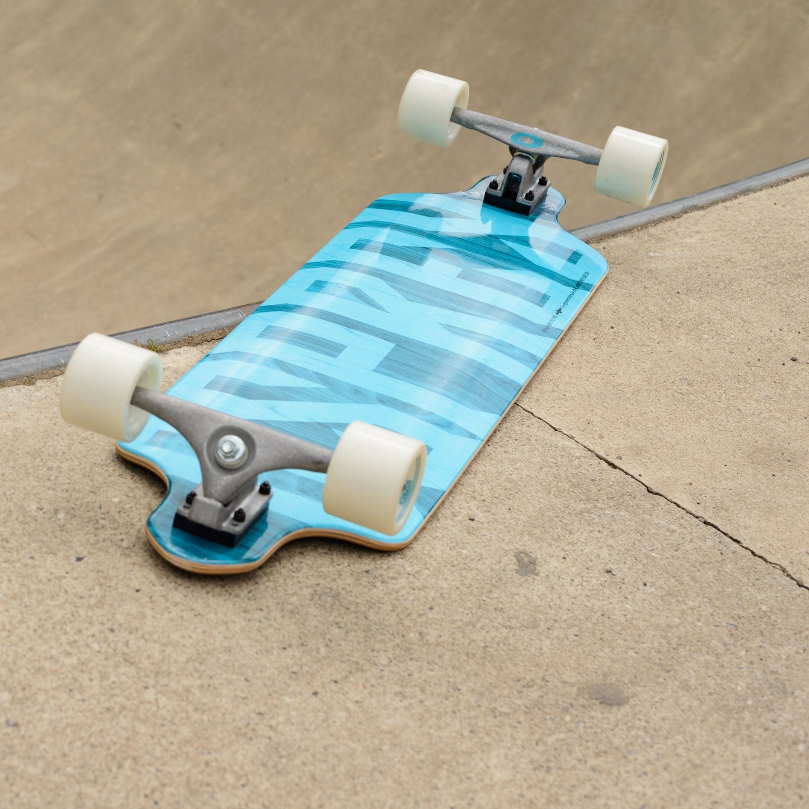 Osprey Blue 38" Twin Tip Longboard - Text