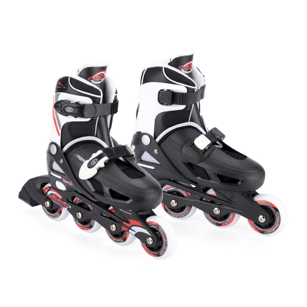 Kids Adjustable Inline Skates - Red