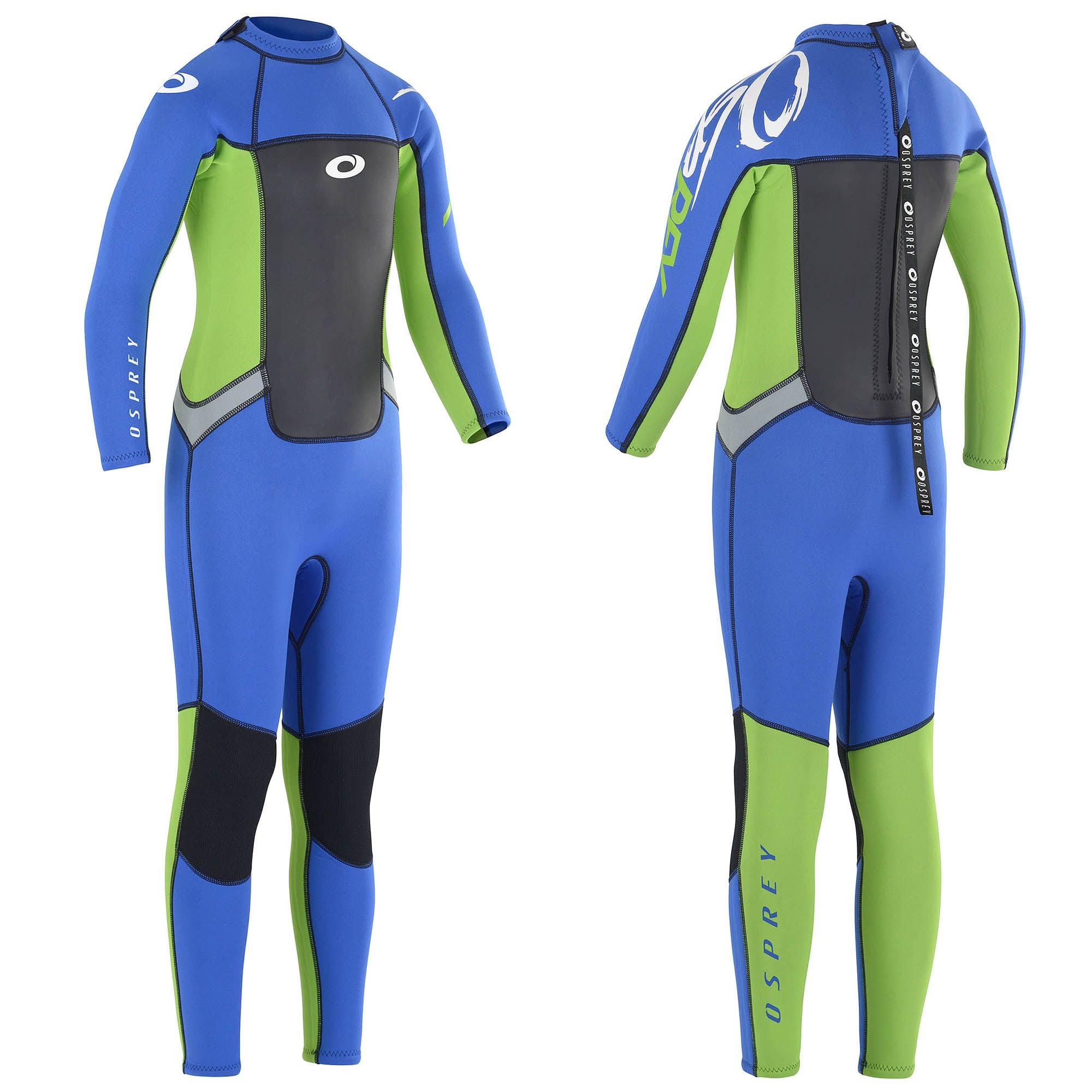 Kids 3mm Origin Full Length Summer Wetsuit - Blue