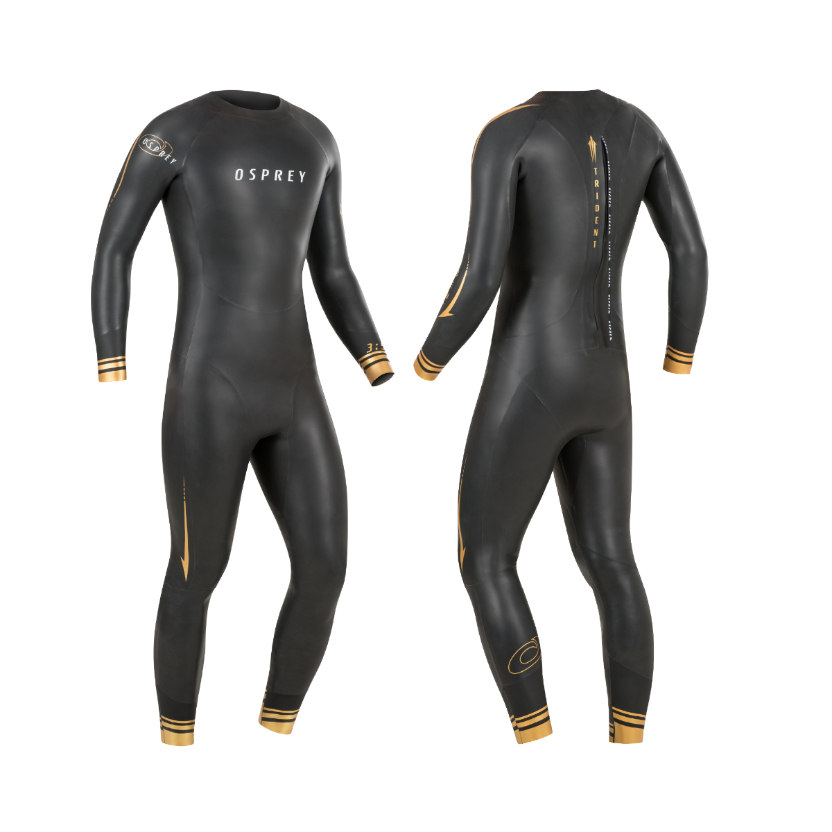 Mens 3mm Trident Full Length Tri-Suit