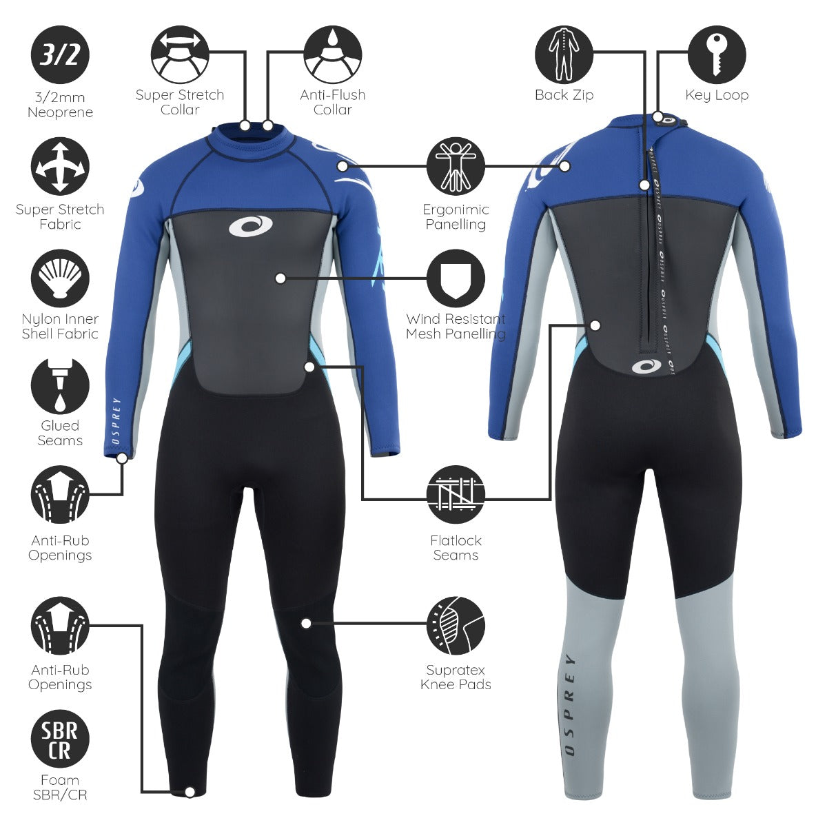 mens full length wetsuit