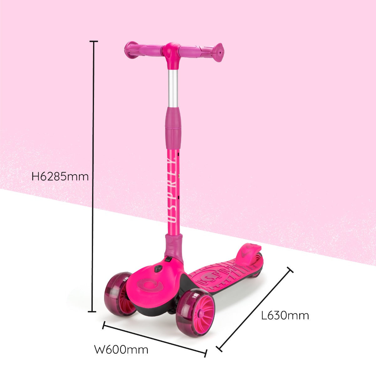 girls 3 wheel scooter