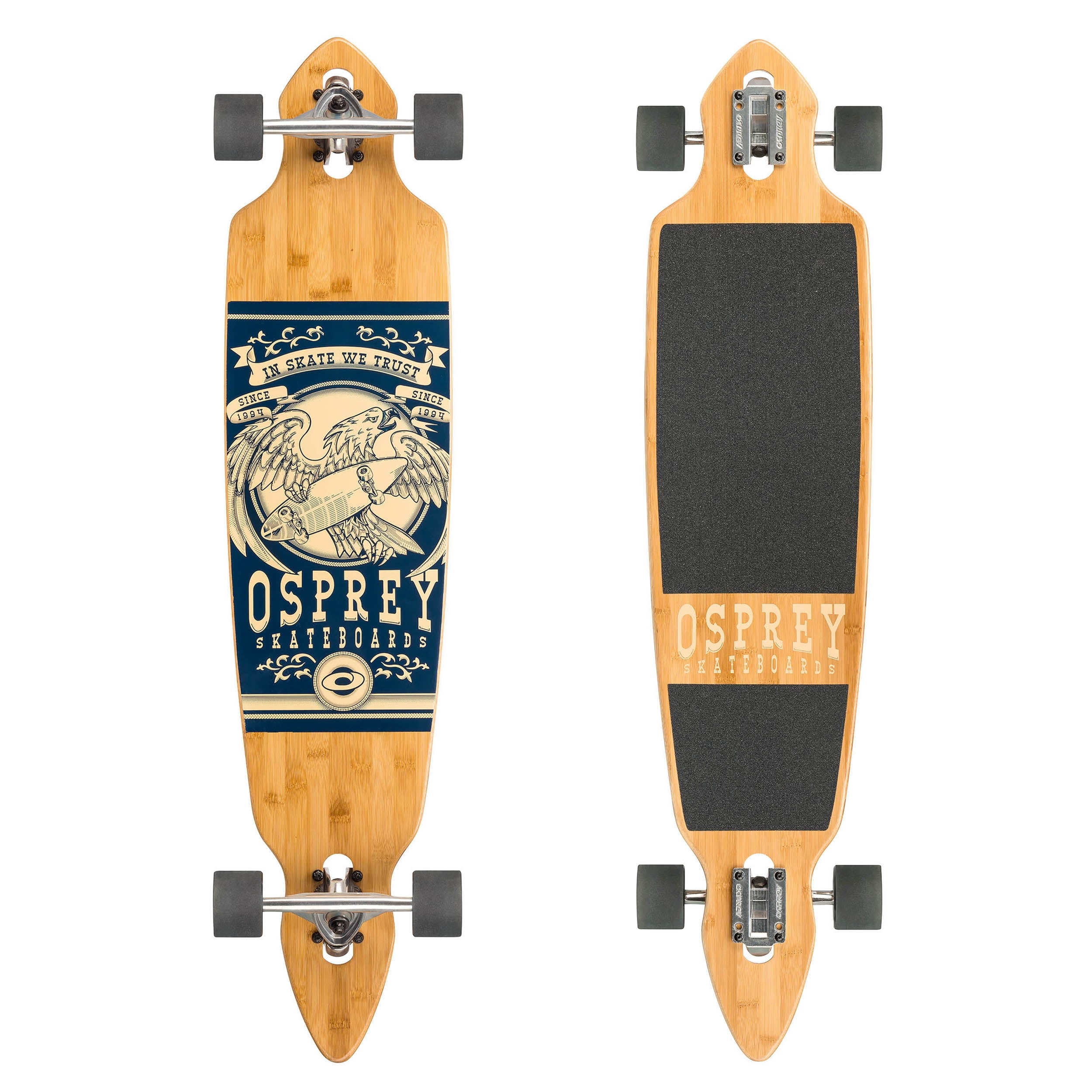 42" Twin Tip Longboard Skateboard - Eagle