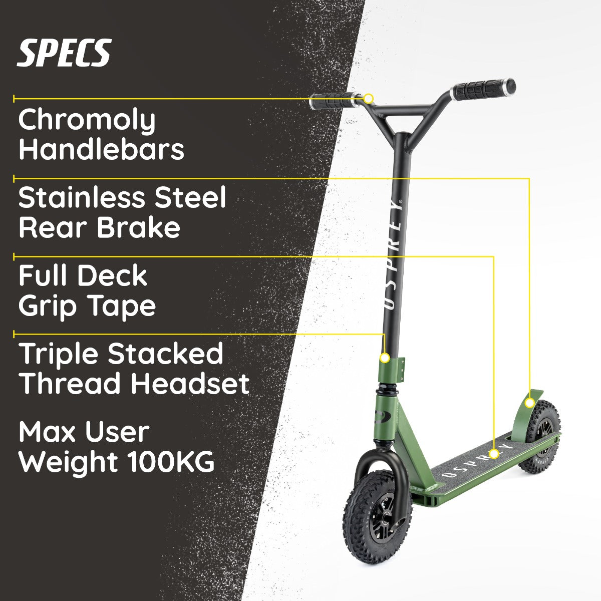 Dirt Scooter - Nato Green