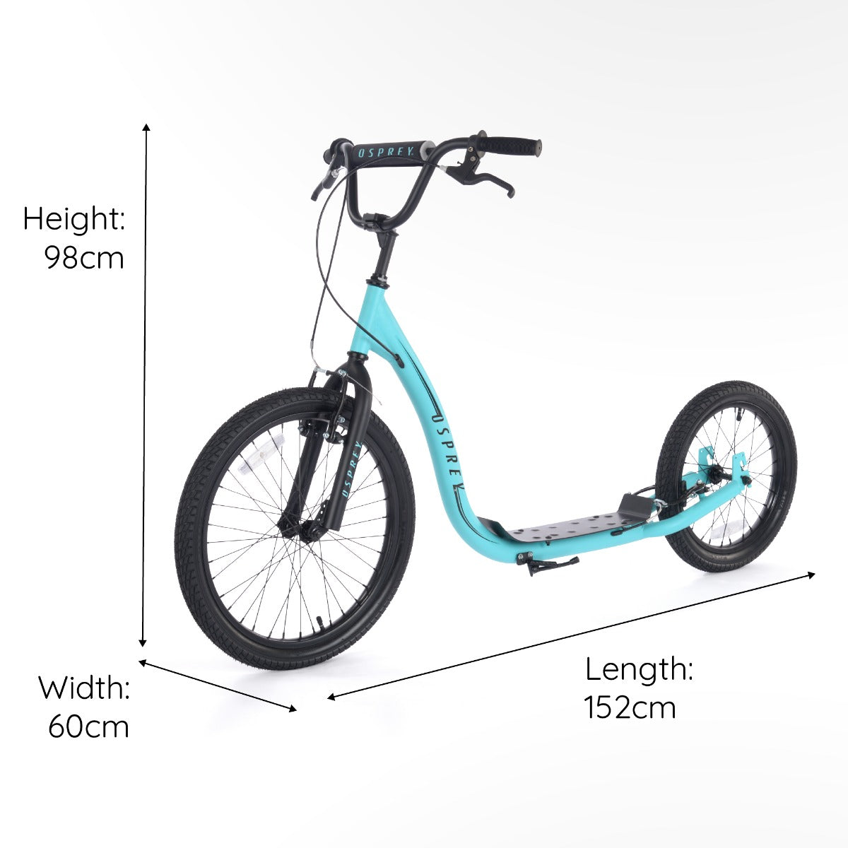 BMX Scooter - Big Wheel - Blue