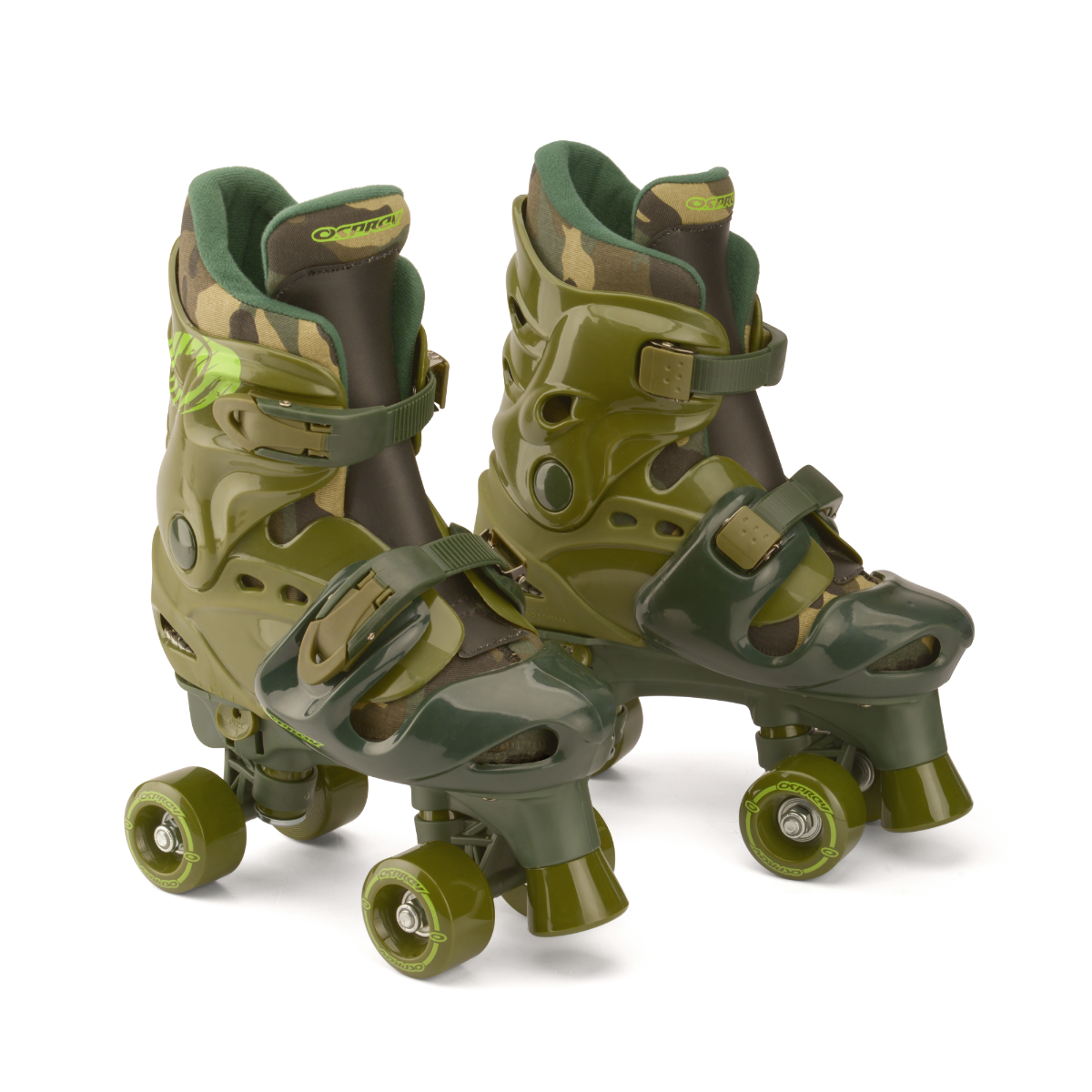 Kids Adjustable Quad Roller Skates - Camo