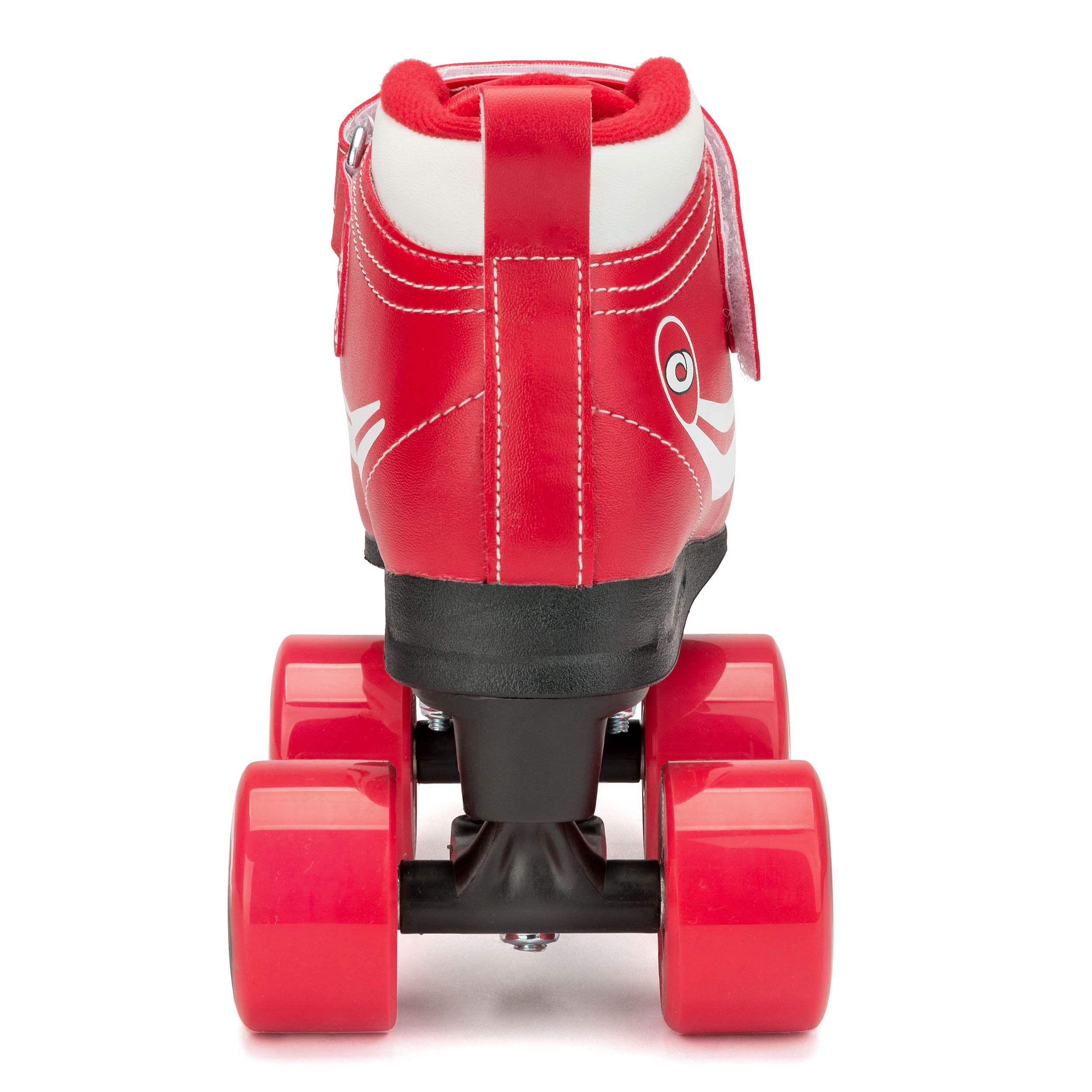 Disco Quad Roller Skates - Red