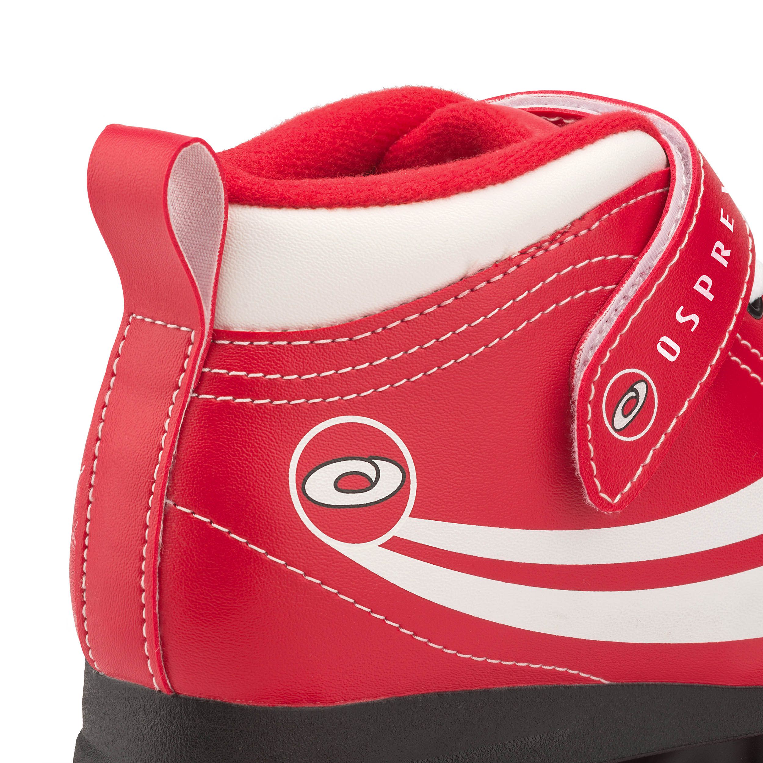 Disco Quad Roller Skates - Red