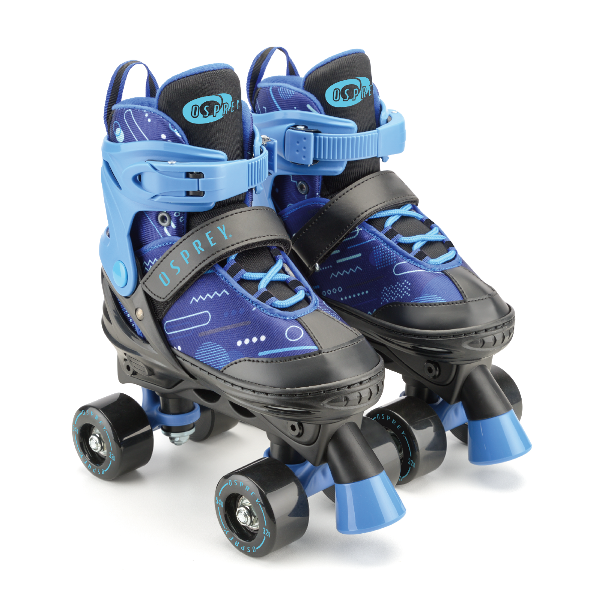 Kids Surge Semi-Soft Quad Skates - Blue