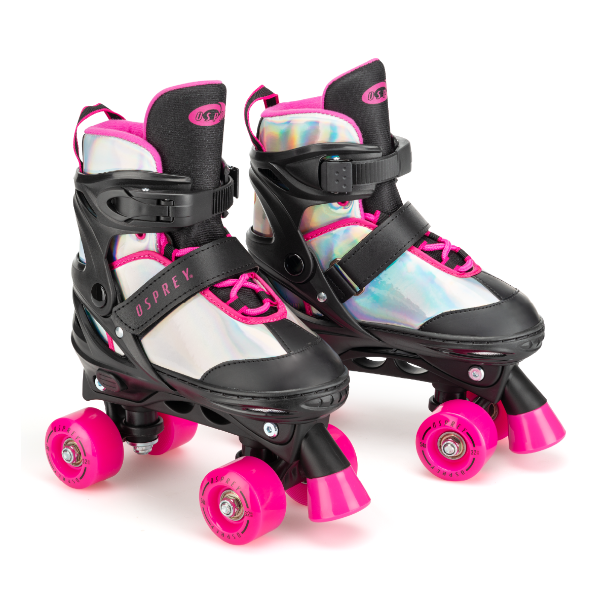 Kids Surge Semi-Soft Quad Skates - Pink