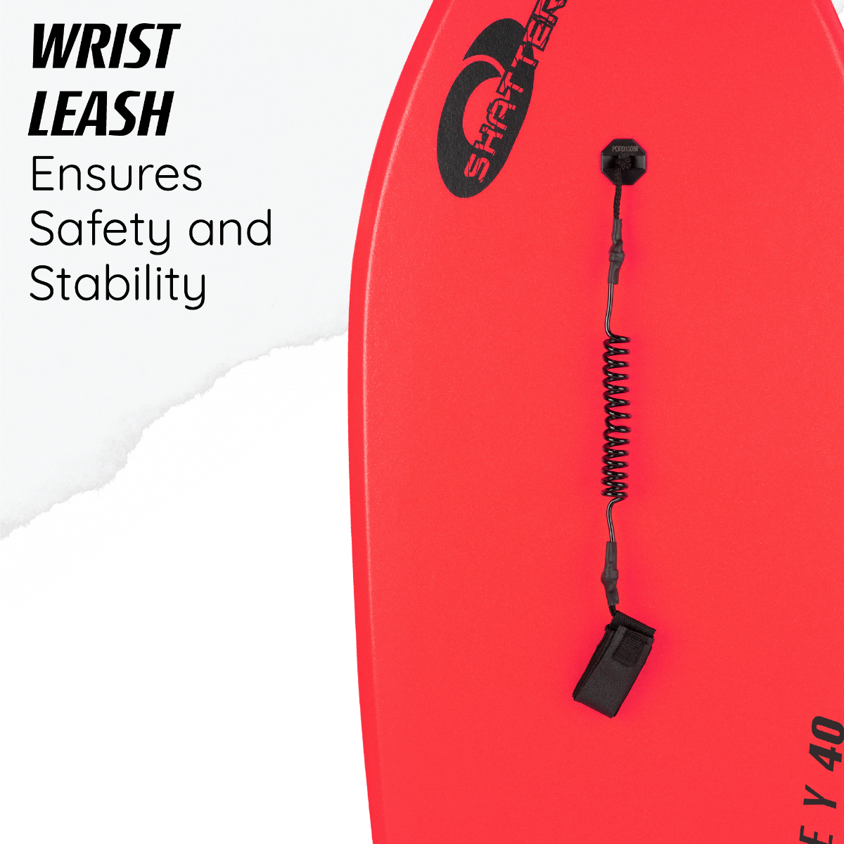 40” Body Board – Shatter Red