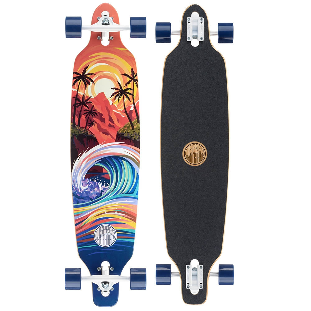 39" Longboard Skateboard Twin Tip - Sunset