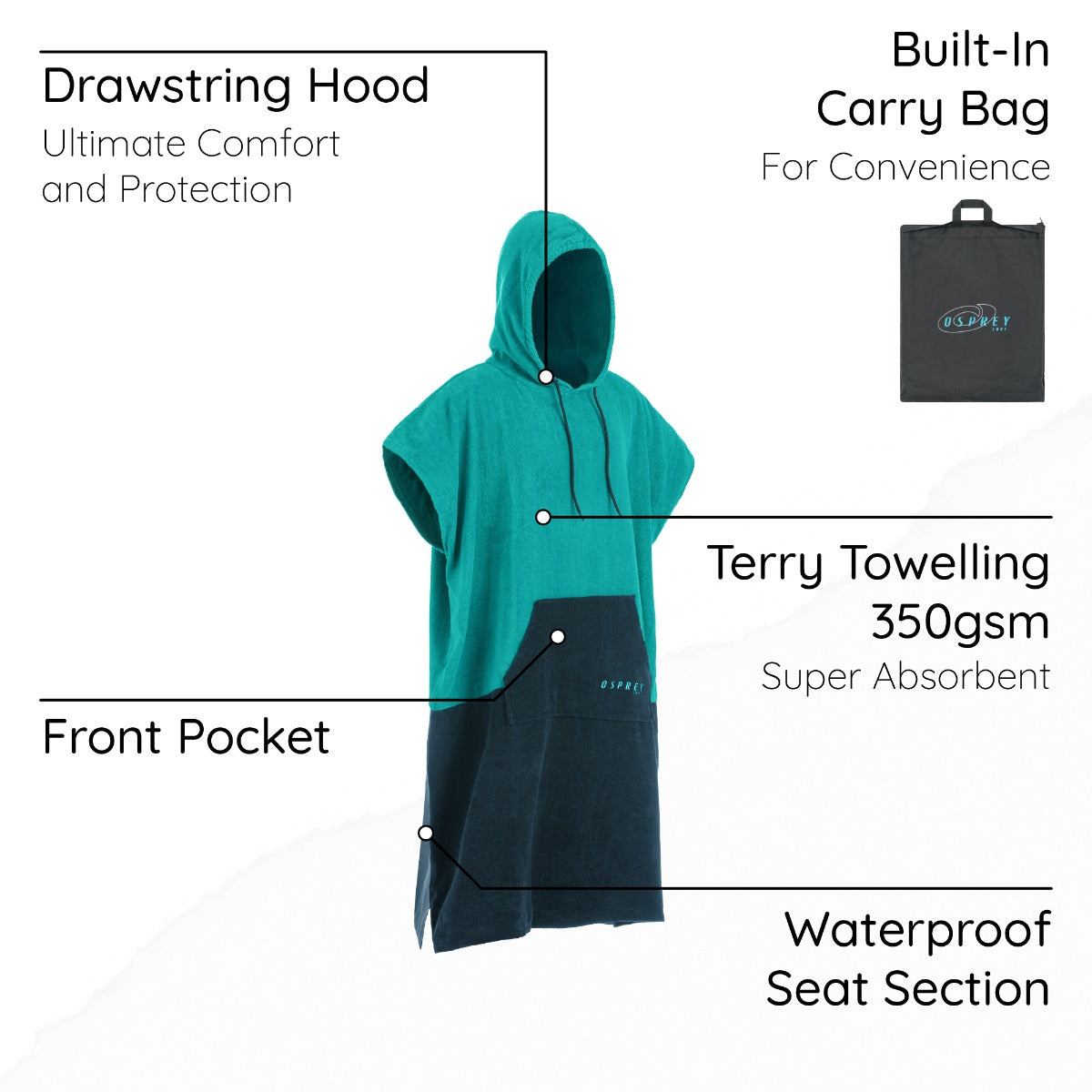 swim towel poncho