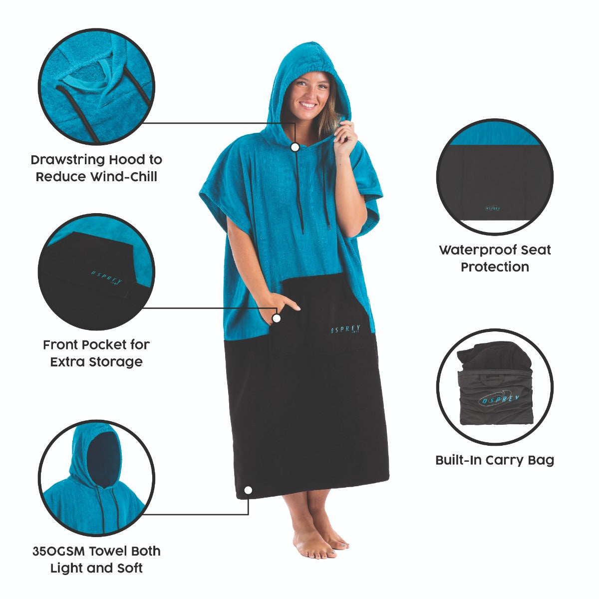 swim towel poncho