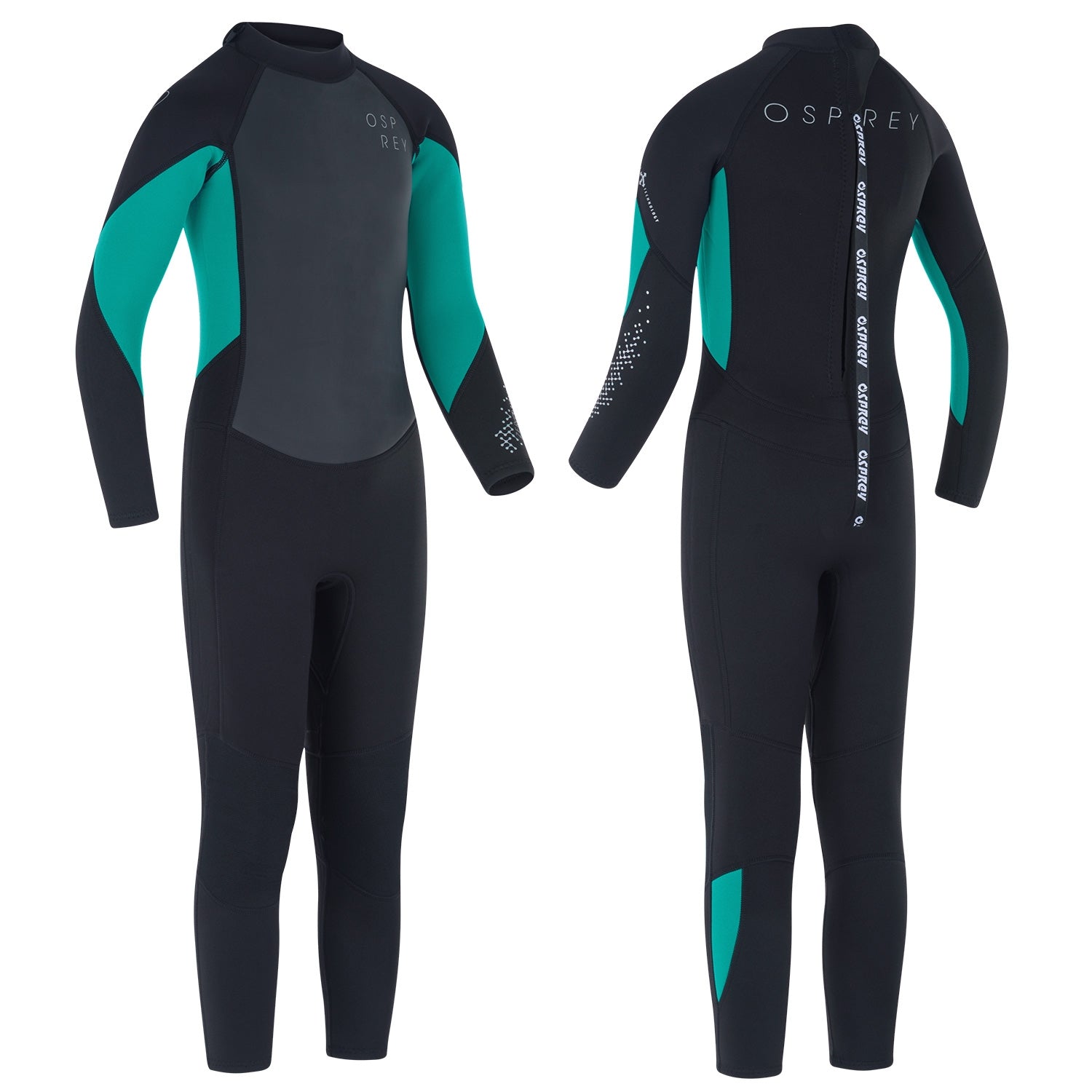 Kids Full Length Summer Wetsuit - Teal