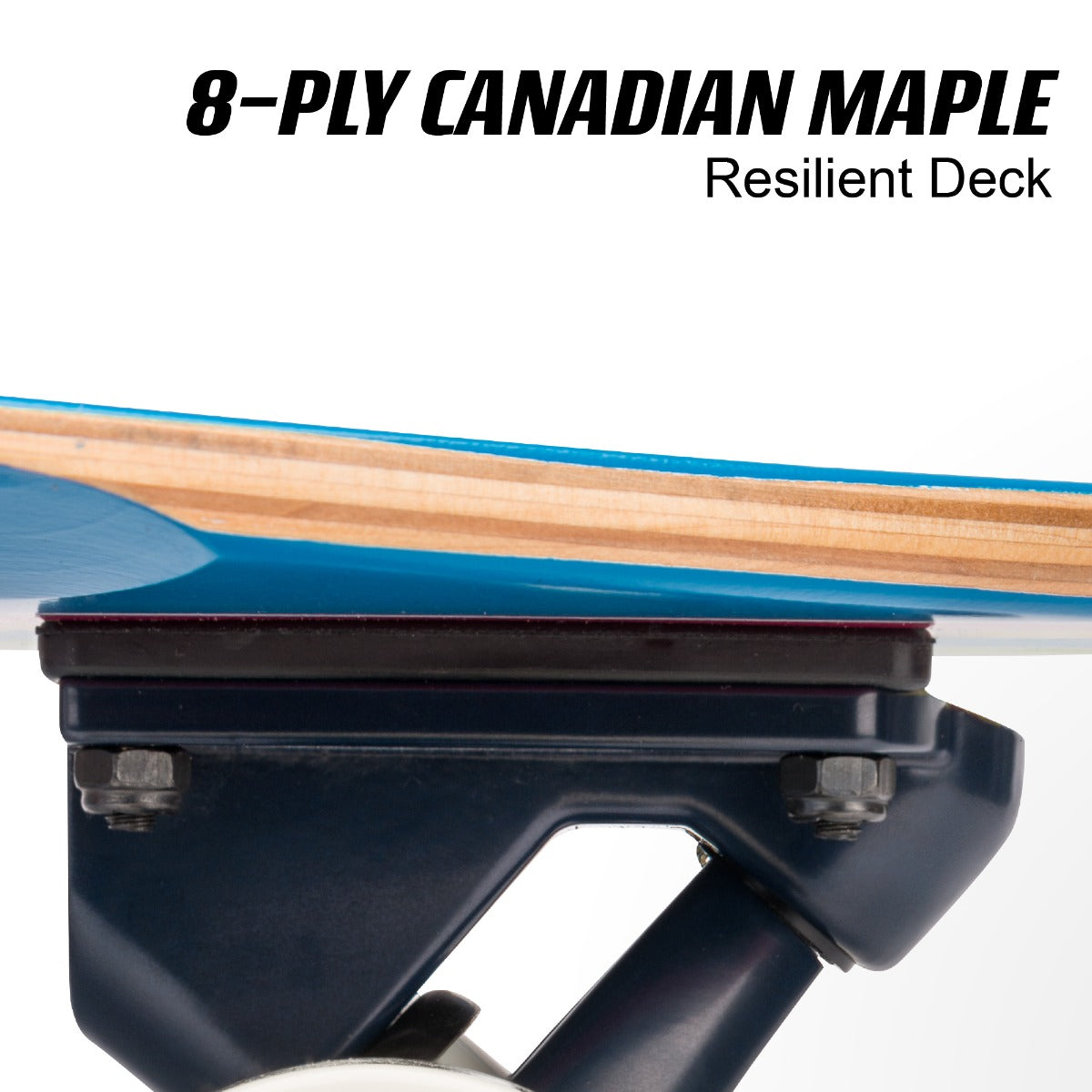 40" Pintail Longboard Skateboard - Seventy-Two