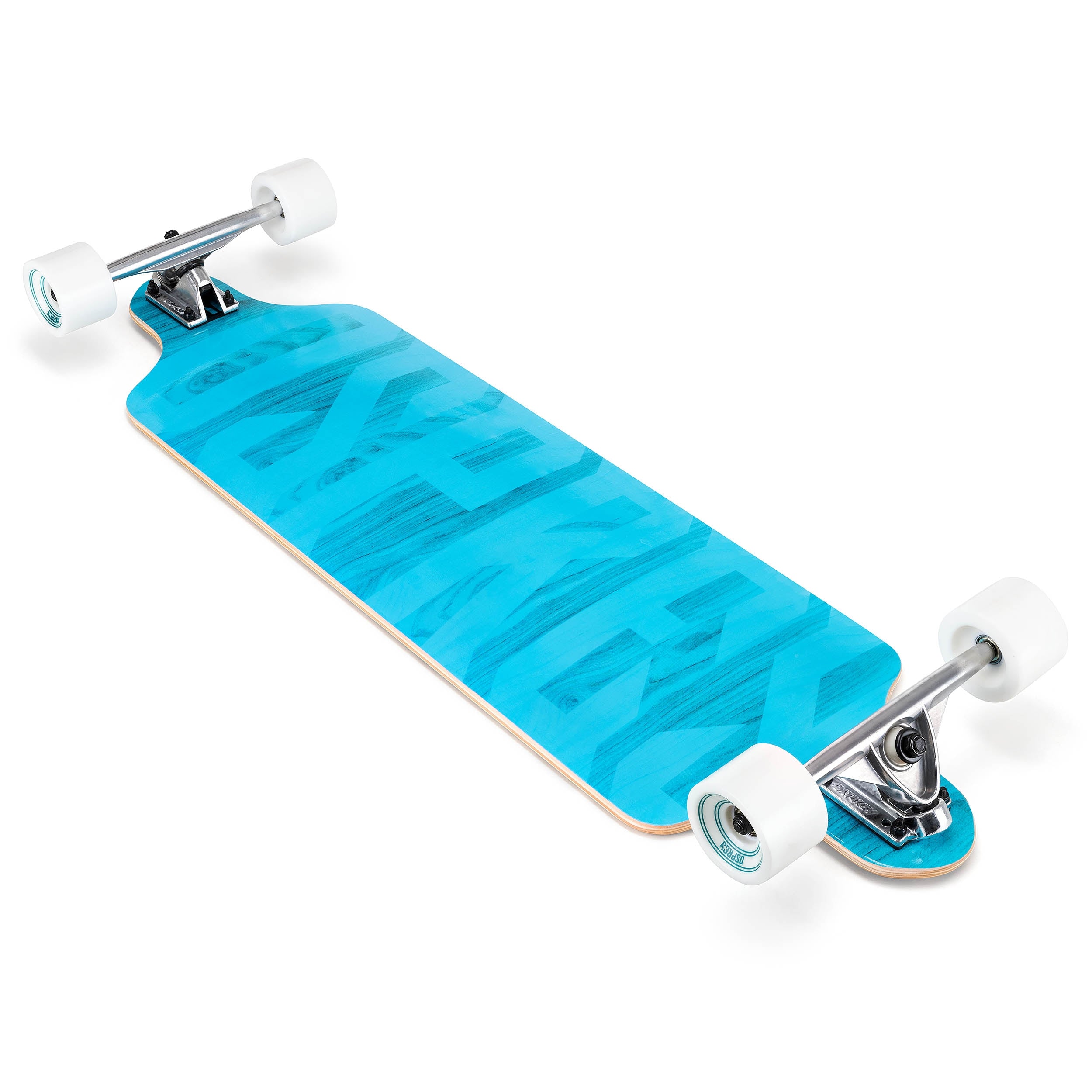 Osprey Blue 38" Twin Tip Longboard - Text