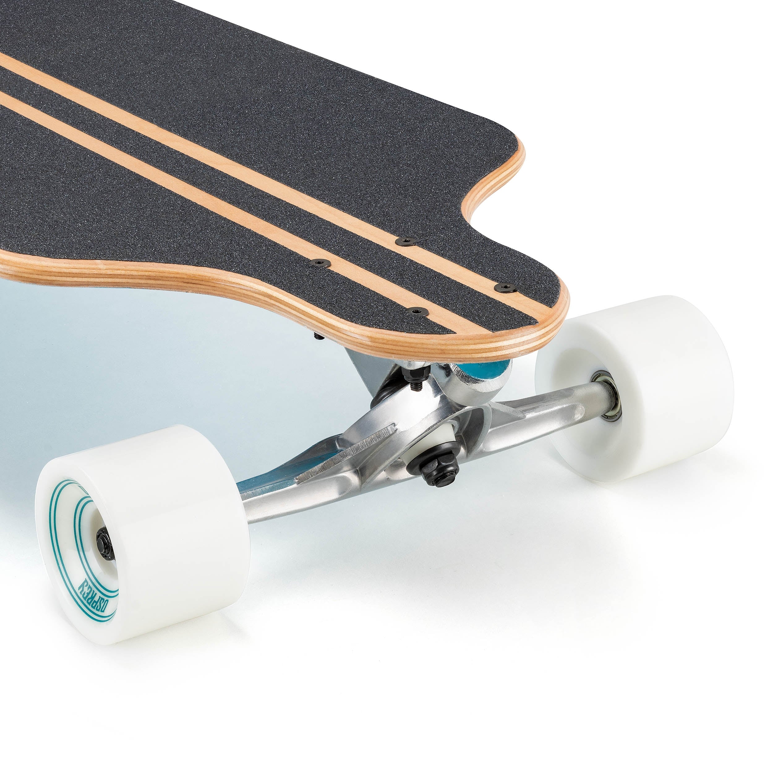 Osprey Blue 38" Twin Tip Longboard - Text