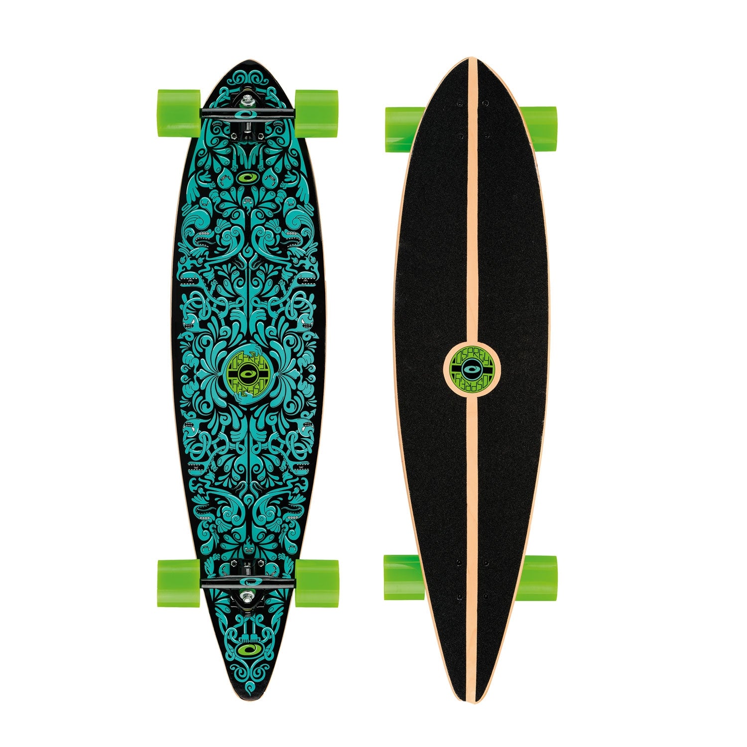 40" Pintail Longboard Skateboard - Spectrum