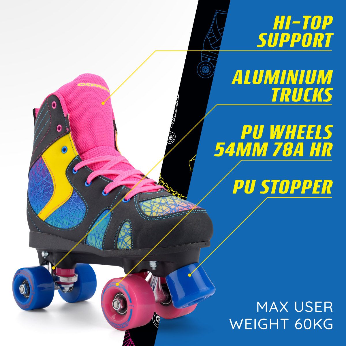 Spectrum High Top Roller Skate