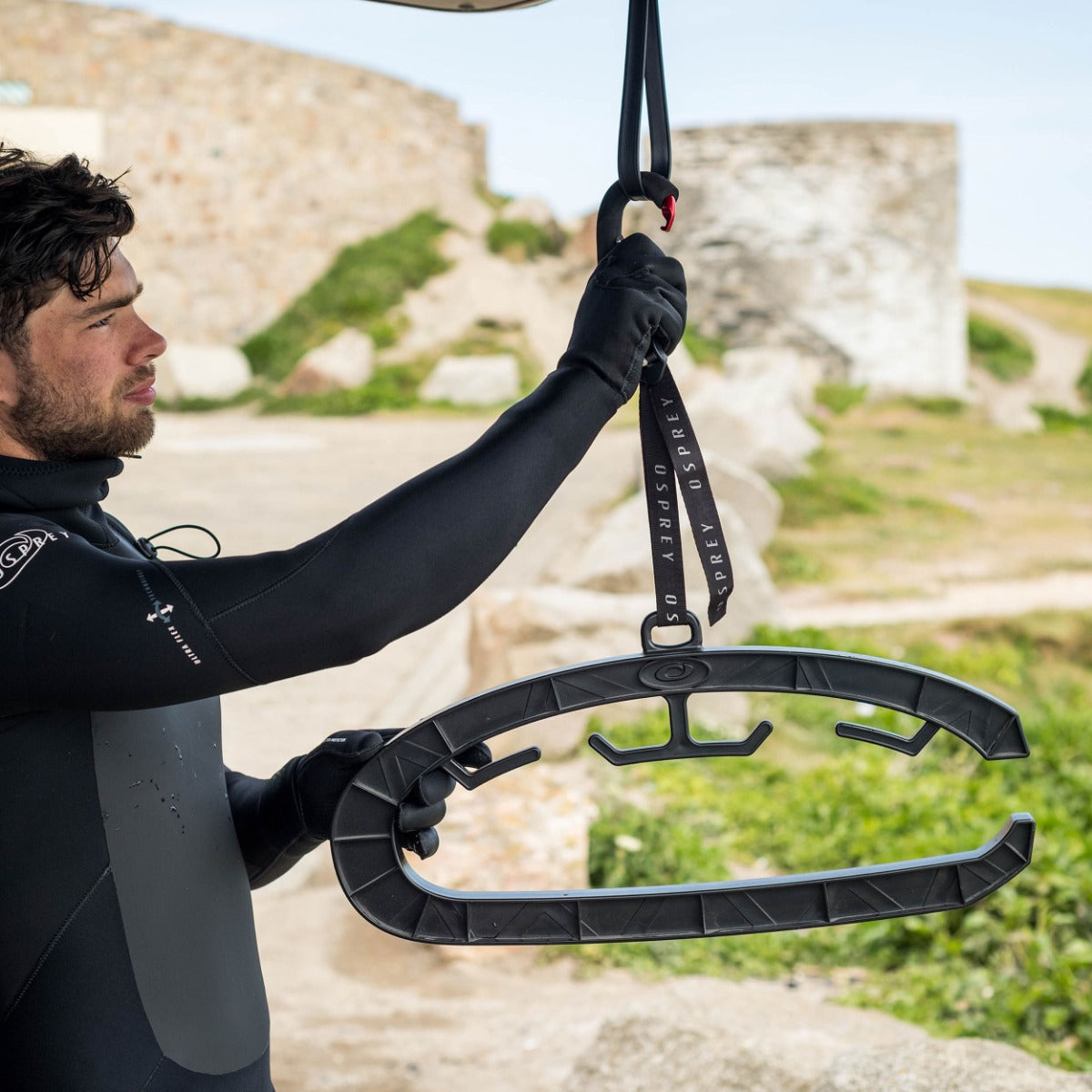 Wetsuit Hanger With Adjustable Strap