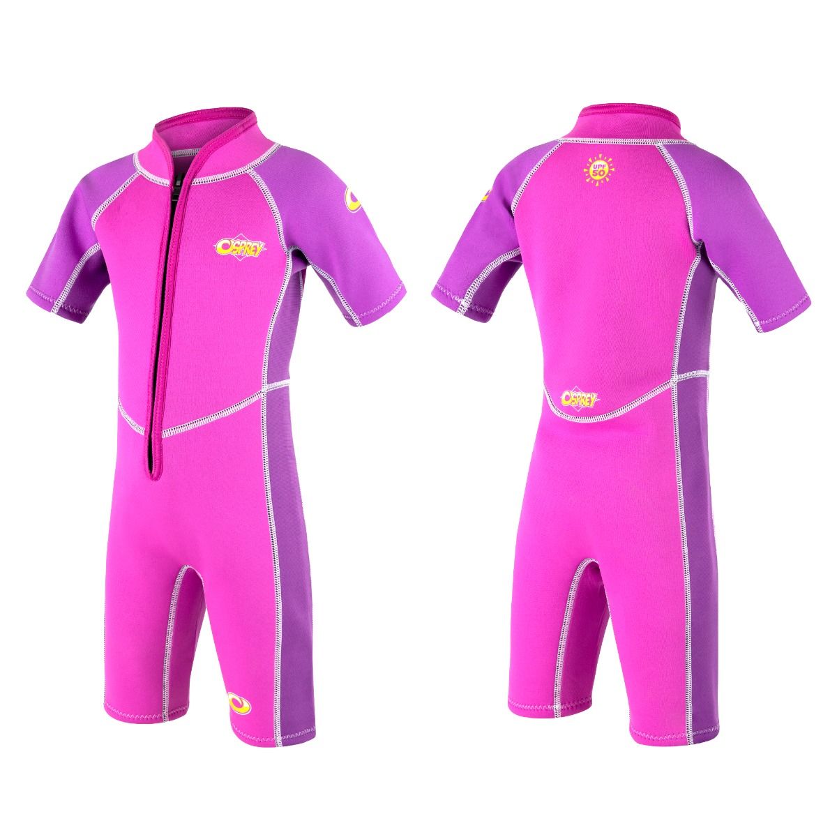 Infants 3mm Shorty Wetsuit - Pink