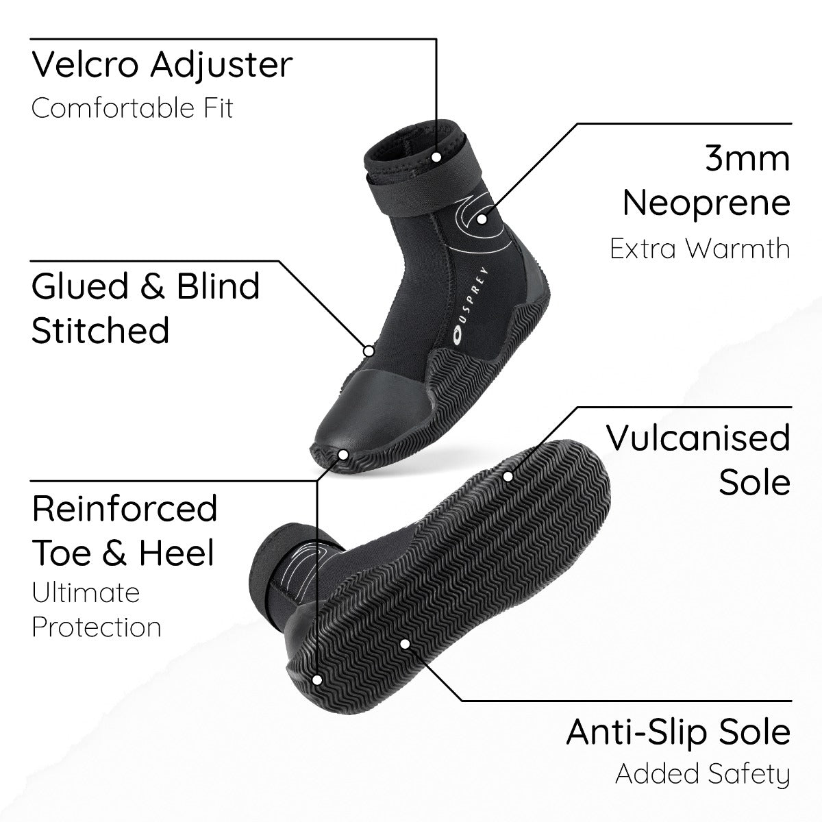 Junior 3mm Wetsuit Boots