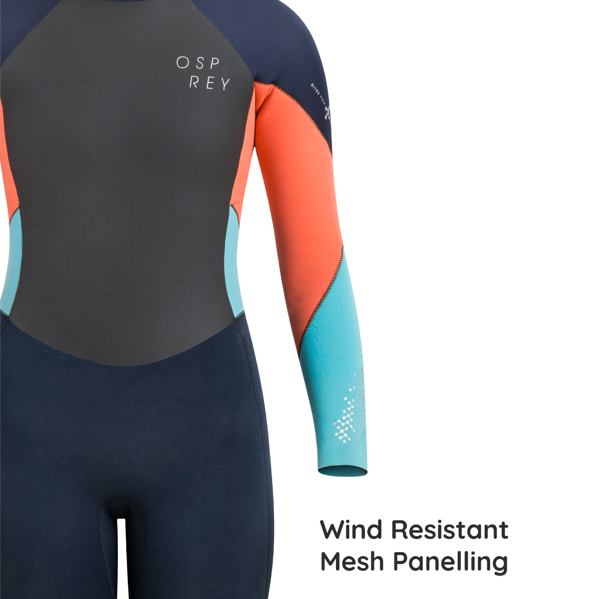 Womens 5mm Zero Full Length Wetsuit - Coral